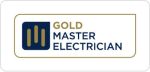 Gold Master Electrician Logo